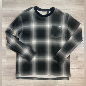 The Hundreds Plaid Long Sleeve (Black & White)